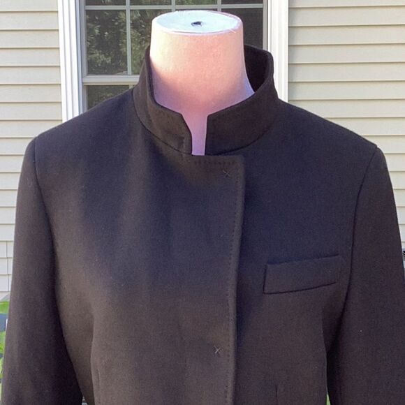 ETCETERA WOMENS BLACK DOUBLE BREASTED BLAZER COAT SIZE 8 - Picture 4 of 6